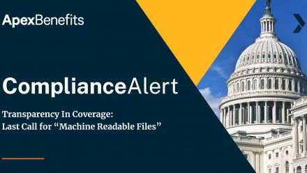 COMPLIANCE ALERT: Last Call for “Machine Readable Files”